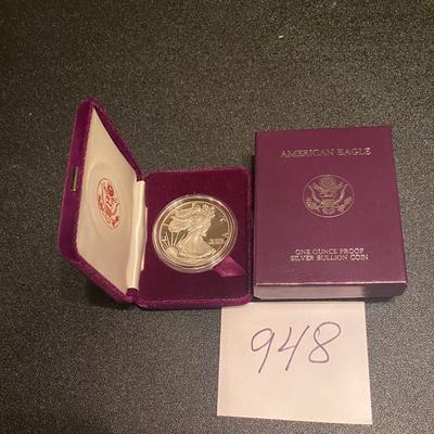 1987 American Eagle 1oz Silver Bullion Coin