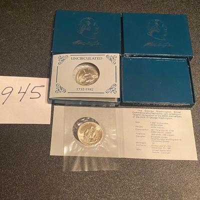 Uncirculated Washington Silver Half Dollar