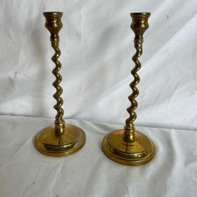 Six Brass Candlesticks (P-MK)