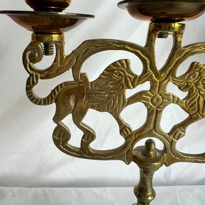 Six Brass Candlesticks (P-MK)