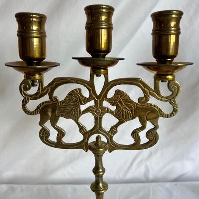Six Brass Candlesticks (P-MK)