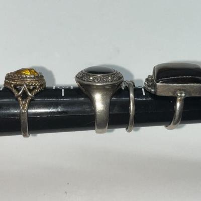 4 Sterling .925 Ladies Rings