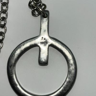 Designer AA Denmark Necklace Pewter Pendant