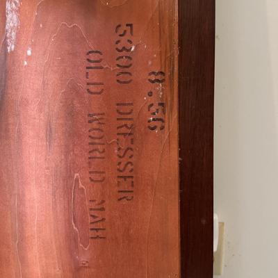 Large Mirror in a Wooden Frame (MB-DZ)