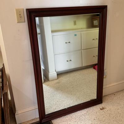 Large Mirror in a Wooden Frame (MB-DZ)