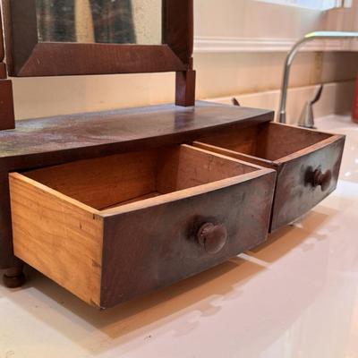 Vintage Wooden Table Top Vanity (MB-DZ)
