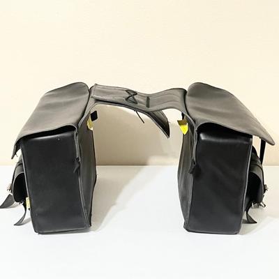 WILLIE & MAX ~ Leather Saddlebags With Buckles