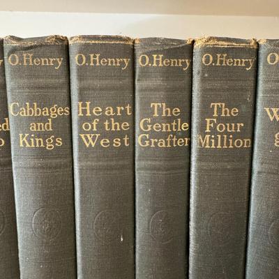 O.Henry Books Set of Ten 1900s Authorized Edition (D-TF)