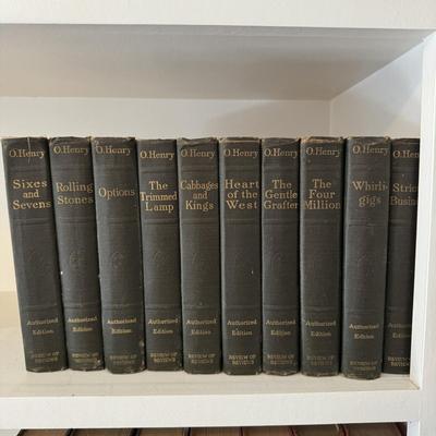 O.Henry Books Set of Ten 1900s Authorized Edition (D-TF)