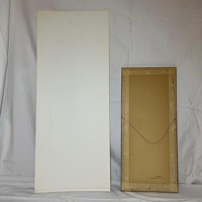 Framed Japanese Silk Painting & More (P-RG)
