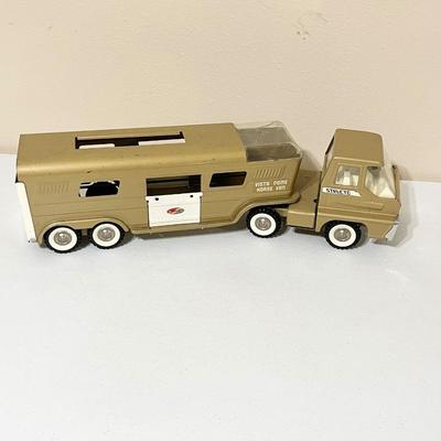 STRUCTO ~ Vtg. Die Cast Vista Dome Horse Van