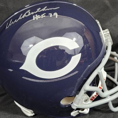 Dick Butkus Autographed Chicago Bears Full Size Authentic Helmet (Fanatics)