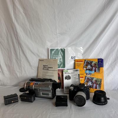 Canon PowerShot S5IS Digital Camera and Sony Digital Video Camera Recorder (PC-DZ)