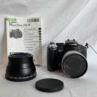 Canon PowerShot S5IS Digital Camera and Sony Digital Video Camera Recorder (PC-DZ)