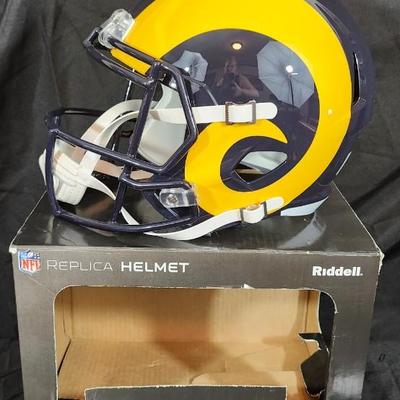 Rams Robert Woods Authentic Signed Full Size Speed Rep Helmet Beckett Witnessed