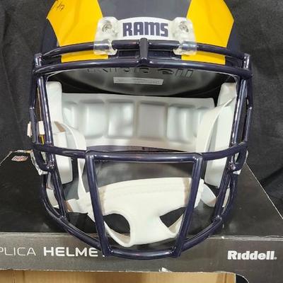 Rams Robert Woods Authentic Signed Full Size Speed Rep Helmet Beckett Witnessed