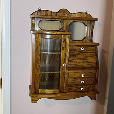 Wall Mount Curio Style Cabinet (P-RG)