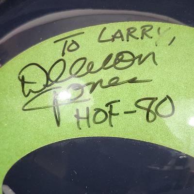 Deacon Jones SIGNED Los Angeles Rams Full Size Helmet HOF 80 Authentic Memorabilia
