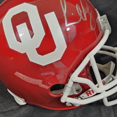 Lincoln Riley Oklahoma University Signed PSA/DNA AUTOGRAPHED full size Helmet