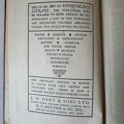 Book Sets for Dickens, Jane Austen, and Everyman's Library (D-TF)