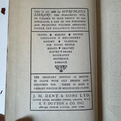 Book Sets for Dickens, Jane Austen, and Everyman's Library (D-TF)