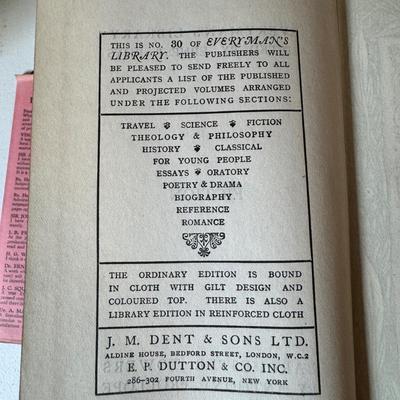 Book Sets for Dickens, Jane Austen, and Everyman's Library (D-TF)
