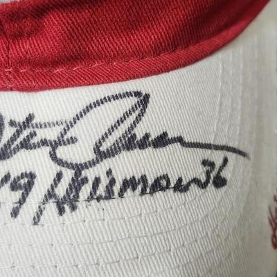 Steve Owens signed Oklahoma University Baseball Baseball Cap JSA Certification