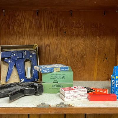 Staple Guns and Staples Lot