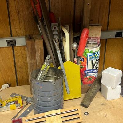 Metal Files, Sharpening Stones, and Misc Lot