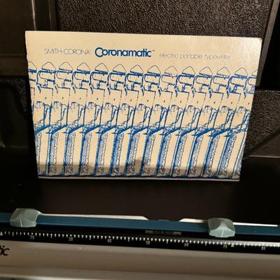 Smith-Corona Coronamatic Electric Portable Typewriter