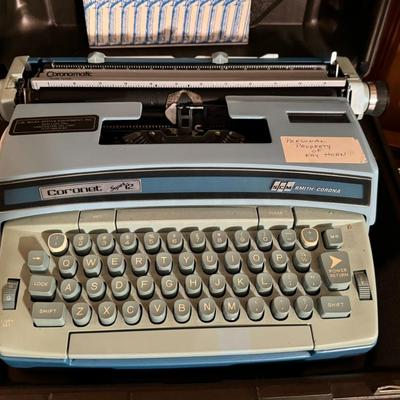 Smith-Corona Coronamatic Electric Portable Typewriter