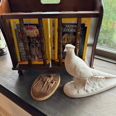 Wood Magazine Rack Lot