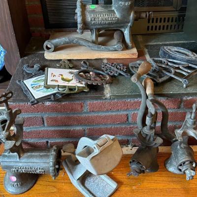 Antique Iron Kitchen Tools Lot
