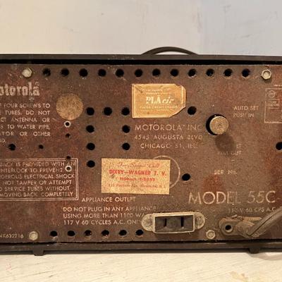Vintage Motorola Tube Radio Model 55C