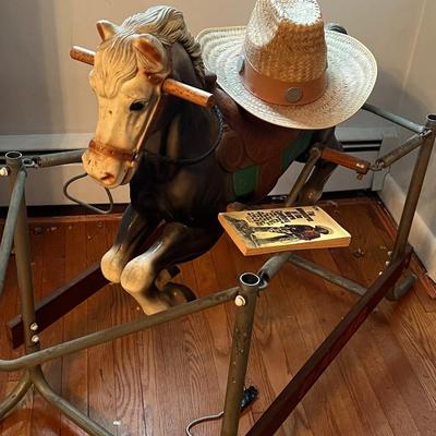 1950s Vintage Wonder Horse Spring Rocking Horse