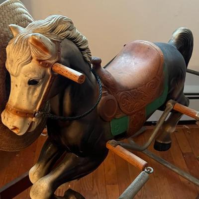 1950s Vintage Wonder Horse Spring Rocking Horse