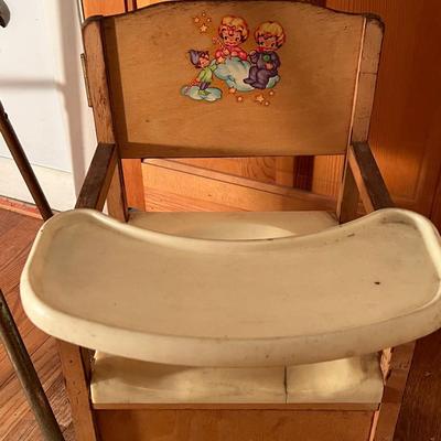 Vintage Taylor-Tot Deluxe High Chair and Potty Chair