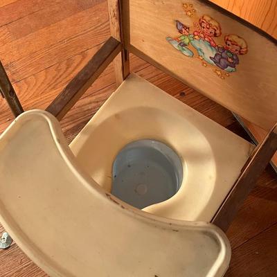 Vintage Taylor-Tot Deluxe High Chair and Potty Chair