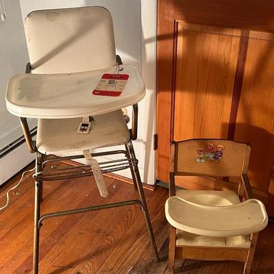 Vintage Taylor-Tot Deluxe High Chair and Potty Chair