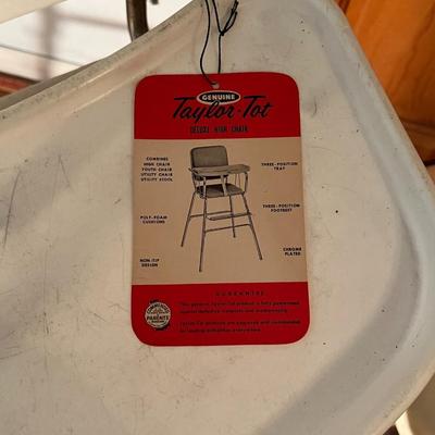 Vintage Taylor-Tot Deluxe High Chair and Potty Chair