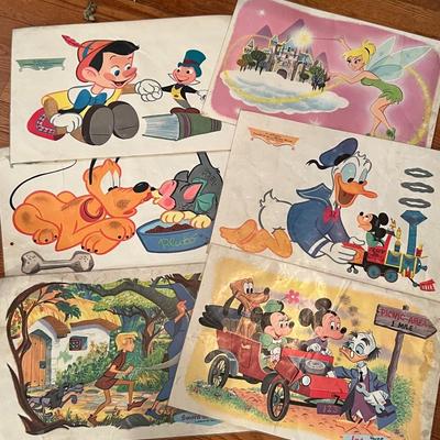 Laminated Disney Kids' Table Mats