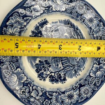 Liberty Blue, Monticello Bread and Butter Plates (2)