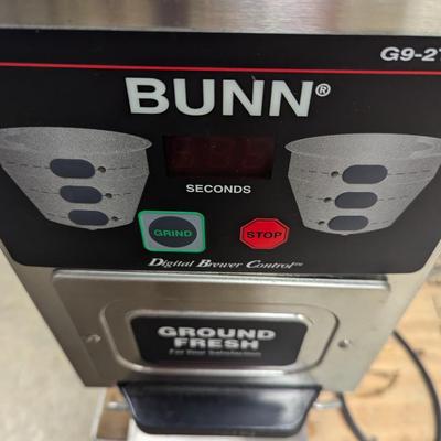 Bunn G9-2T HD Coffee Grinder, 2-Hoppers & Brewer Interface