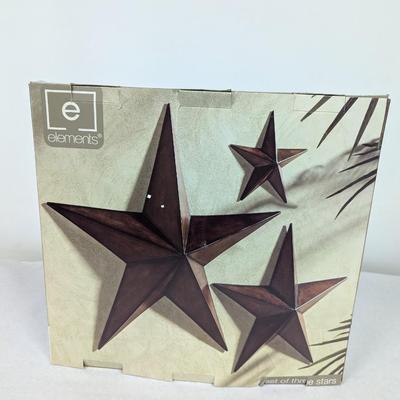 Elements Set Of 3 Metal Stars