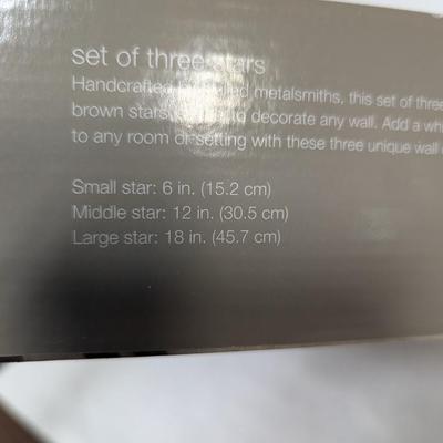 Elements Set Of 3 Metal Stars