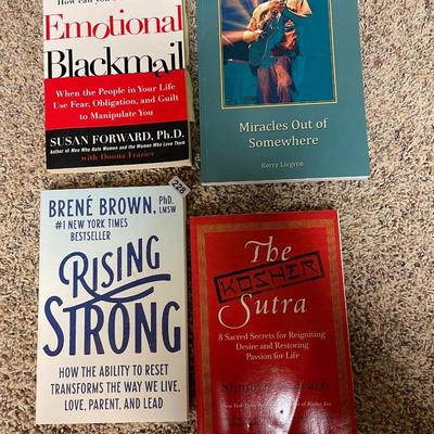 Set of four self help books
