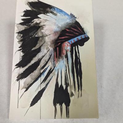 Home Decor Painting Abstract Headdress Native American
