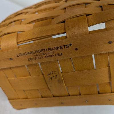 1998 Longaberger Basket Handwoven
