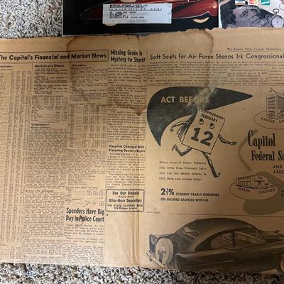 Old newspapers