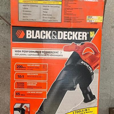 New in Box Black and Decker Blower and Vac
